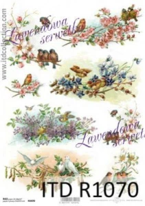 Papier Ryżowy ZWIERZĘTA  ITD 1070