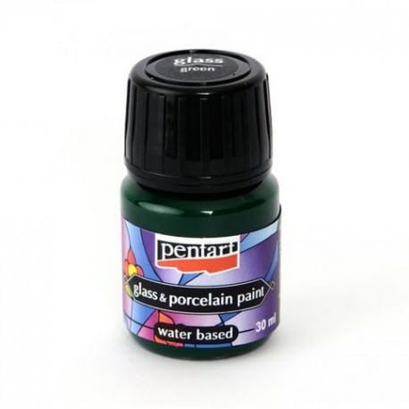PENTART FARBA DO PORCELANY ZIELONY 30 m
