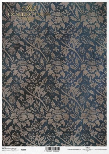 Papier ryżowy do decoupage ITD R1868
tapety, tła, art deco, inspiracje Williamem Morrisem