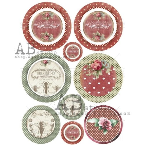 Papier ryżowy do decoupage 0395