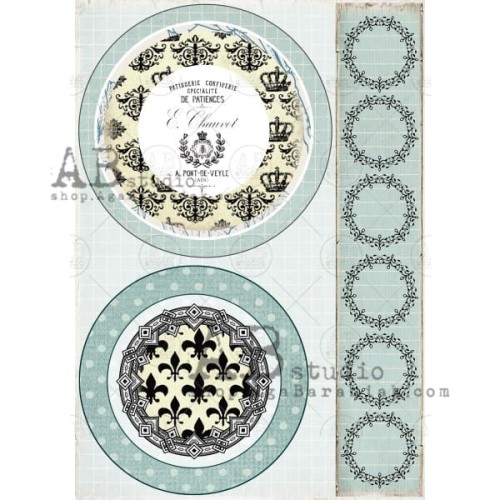 Papier ryżowy do decoupage 0385