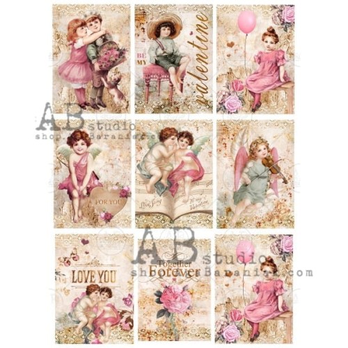 Papier ryżowy do decoupage 0369