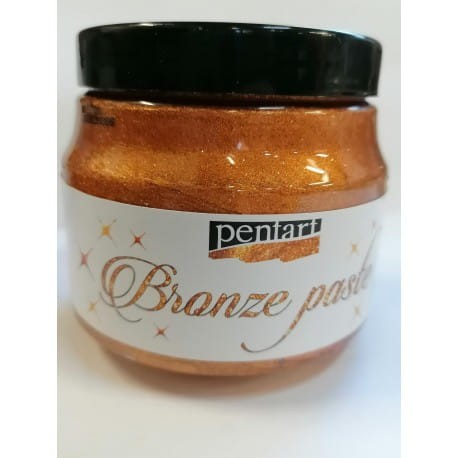 PENTART PASTA LŚNIĄCA 250g METALICZNY BRĄZ MIEDZIANY