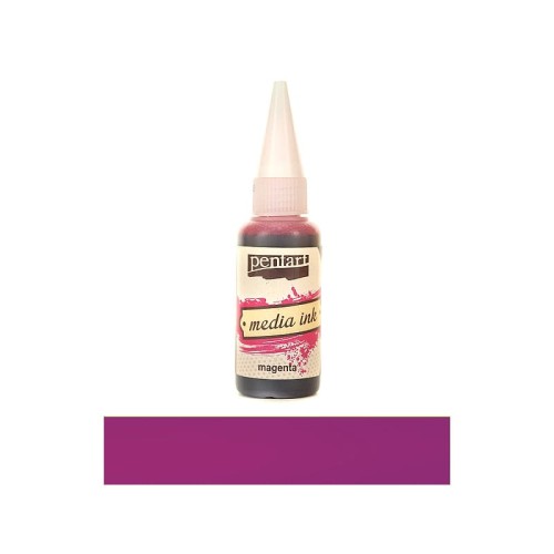 PENTART TUSZ MEDIA INK 20 ml MAGENTA