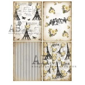 Papier ryżowy do decoupage 0489