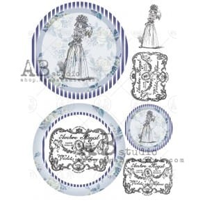 Papier ryżowy do decoupage 0507