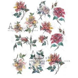 Papier ryżowy do decoupage 0549