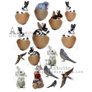 Papier ryżowy do decoupage 0569