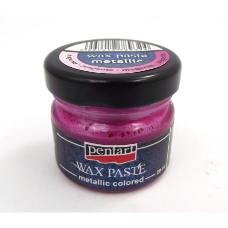PENTART PASTA WOSKOWA MAGENTA METALICZNA 20ml