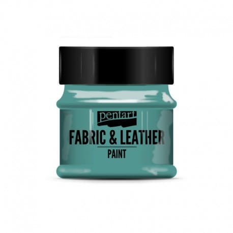 PENTART FARBA DO TKANIN I SKÓR 50ml TURKUS ZIELONY
