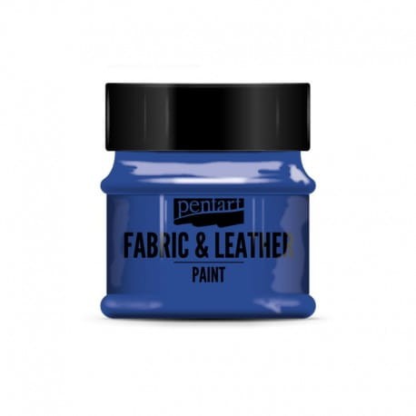 PENTART FARBA DO TKANIN I SKÓR 50ml NIEBIESKA