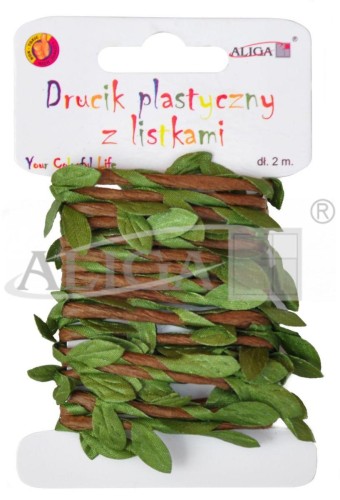 Listki na druciku- 2m