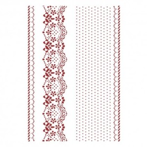 STAMPERIA SZABLON 21x29,7 cm PROVENCE BORDIURY