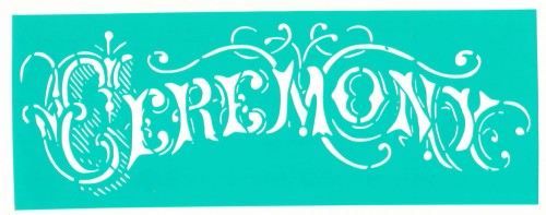 Szablon z klejem 3D 20x7,5