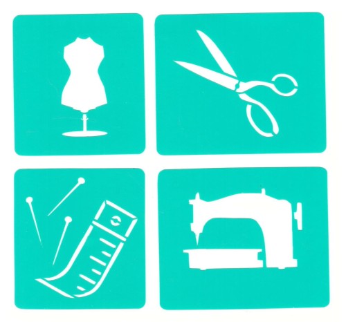 Szablon z klejem 3D 11x11  