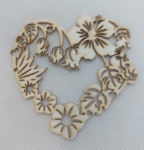 RAMKA SERCE ŚLUB BIRMATA  6X6CM