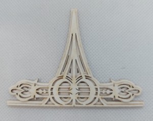 ORNAMENT BIRMATA  8,3X6CM