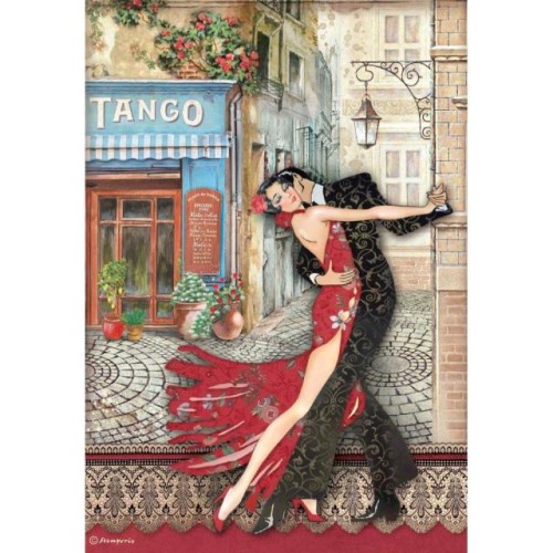 DFSA4717 Papier ryżowy A4 Desire Tango
