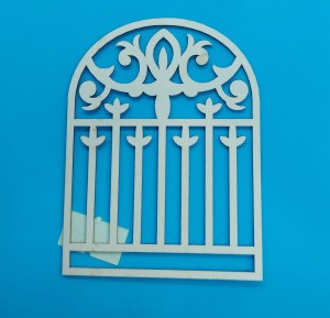 KLATKA, BRAMA OKNO BIRMATA 8,5X6,5CM