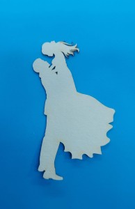 ŚLUB MŁODA PARA   BIRMATA  6 CM. X 10 CM.