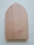 Deska stojąca z ostrołukiem 25 x 15,5 cm