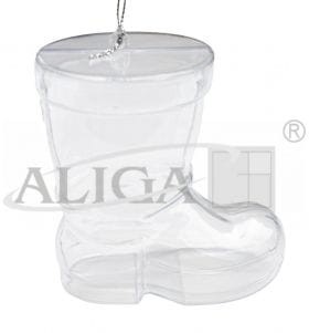 Bombka bucik akryl 10 cm 