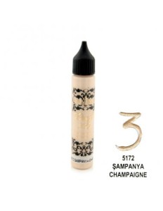 Konturówka metaliczna Dora 3D 25ml  