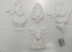 PENTART FOREMKA DO ODLEWÓW 18x29cm ŁOSIE (9CM)