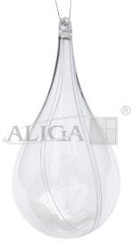 Bombka łezka - kropla akryl 12cm 