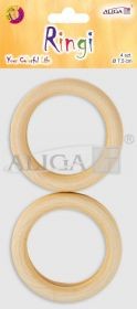Ringi drewniane RD-2082 7,5cm op.4szt. 