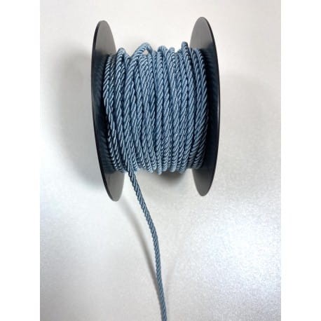 SZNUREK OZDOBNY SKRĘCONY niebieski