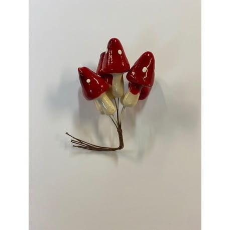 MUCHOMORKI DUŻE 5cm 6szt
