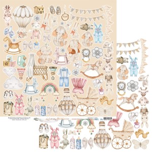 Dodatek 30,5x30,5cm   Baby- do wycięcia    (  12  )