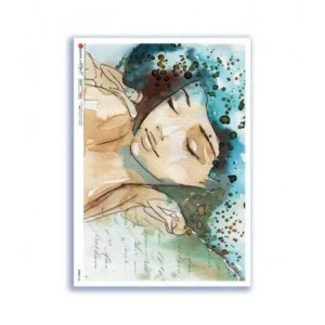 Papier ryżowy TWARZ  FORMAT A3 (32X45 CM)Paper Designs  