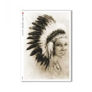 FOLK 0089 FORMAT A4 (22,5X32 CM) INDIANIN 