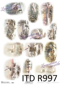 Papier Ryżowy BOŻE NARODZENIE ITD 997