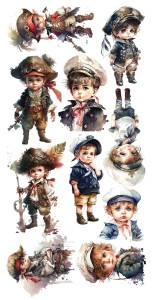 Karta 15x30,5 cm  BABY BOY