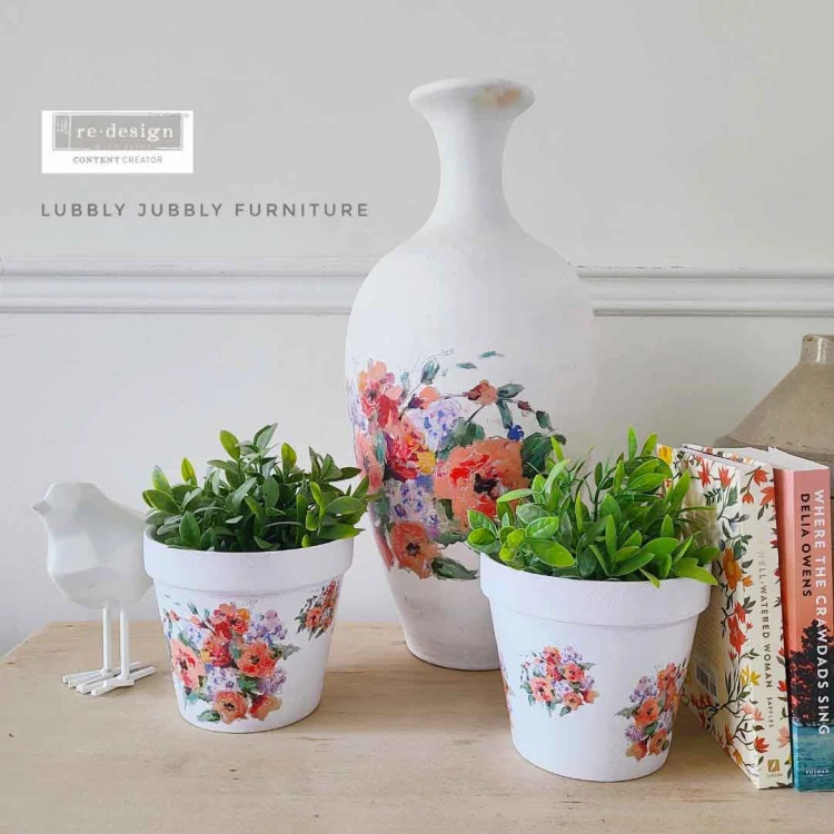 Transfer wodny H2O Brilliant Blooms - ozdobi każdą powierzchnię