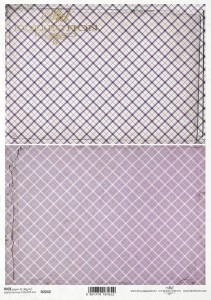 Papier ryżowy ITD R2242 kratka