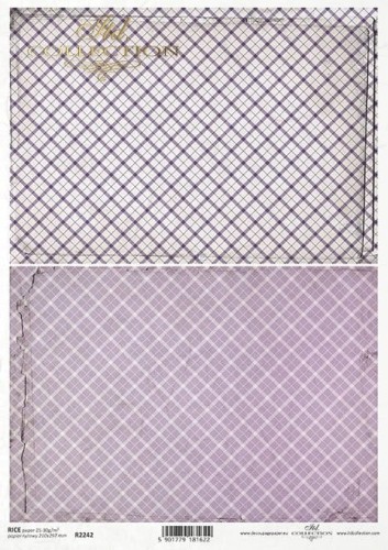 Papier ryżowy ITD R2242 kratka
