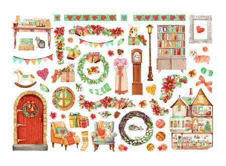 All Around Christmas Ephemera (58pcs) (DFLCT26)