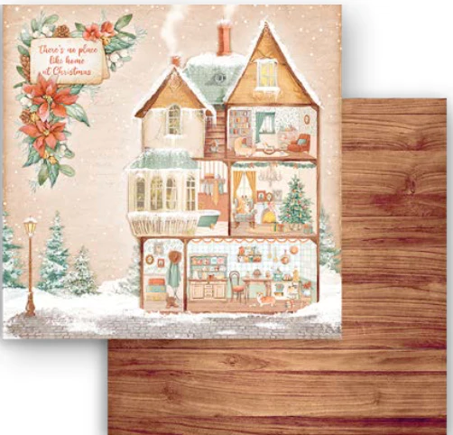 STAMPERIA-BLOK 20,3cm All Around Christmast SBBS89