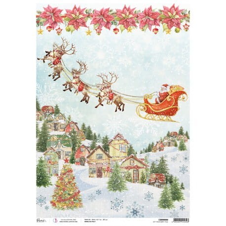 CIAO BELLA PAPIER RYŻOWY A3 GIFT FROM NORTH POLE