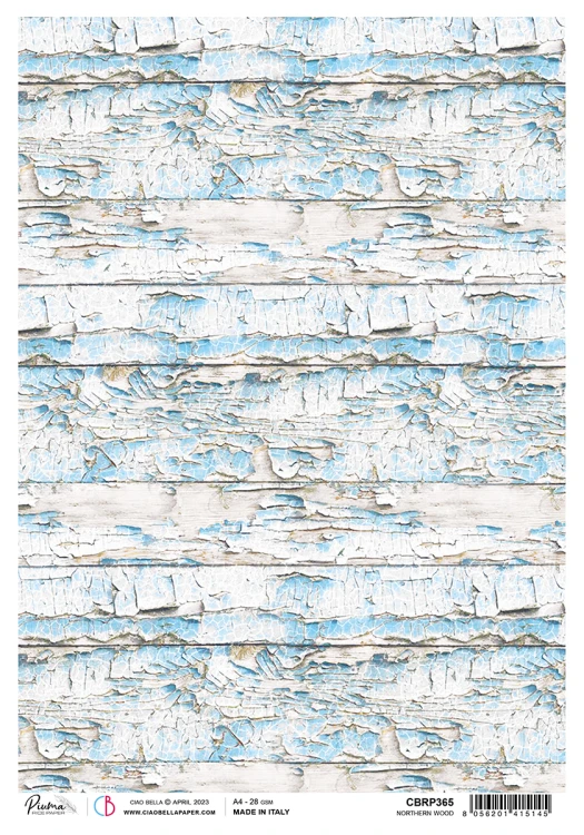 CIAO BELLA PAPIER RYŻOWY A4 NORTHERN WOOD