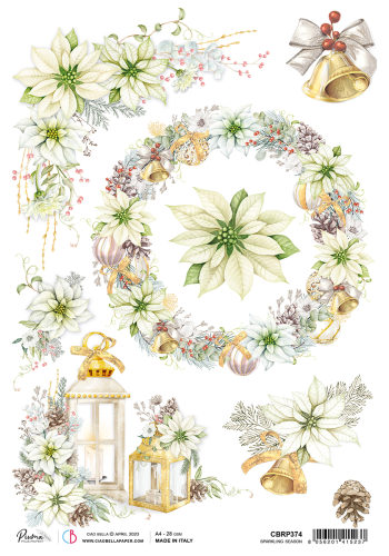 CIAO BELLA PAPIER RYŻOWY A4 SPARKLING SEASON