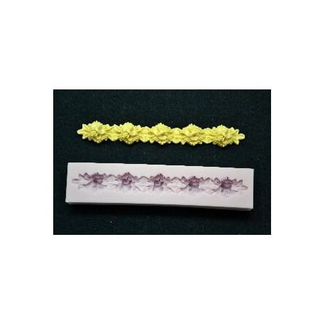 PENTART FOREMKA SILIKONOWA KWIATOWA SEKWENCJA 5 KWIATKÓW