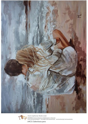 Papier ryżowy Arabeska – A4C21, format A4 – Zakochana para