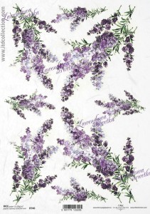 Papier Ryżowy Kwiaty  ITD 746