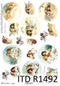 Papier Ryżowy Boże Narodzenie ITD 1492