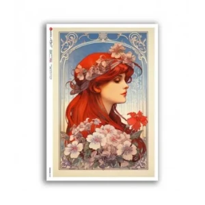 Papier ryżowy SZTUKA 0048 A4  (22,5X32 )   